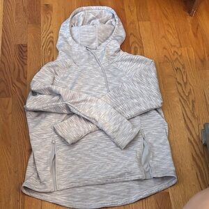 Athleta Gray Hooded Sweatshirt